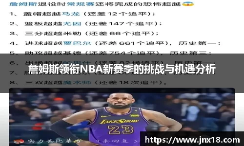 詹姆斯领衔NBA新赛季的挑战与机遇分析